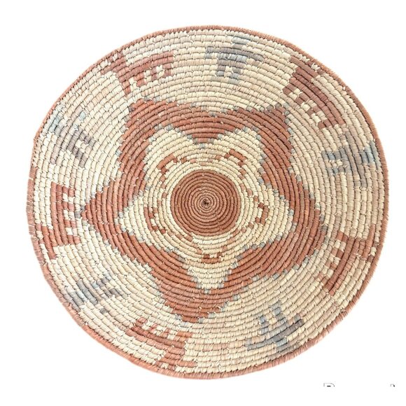 Large Native American Navajo Handwoven Ceremonial Basket